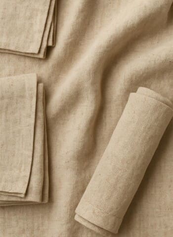 Keten koleksiyonu: kum tonlarında doğal kırçıllı yüzey