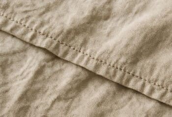 Keten katman detayı: doğal lif dalgaları ve nefes alan boşluklar