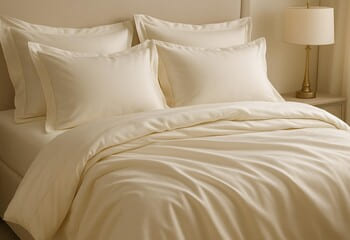 Ivory Glow seti: fildişi saten, nazik parlaklık ve yumuşak katmanlar