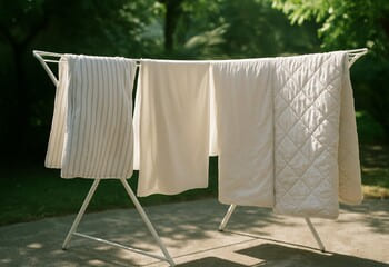 Gölge ve hafif esintiyle askıda kurutma