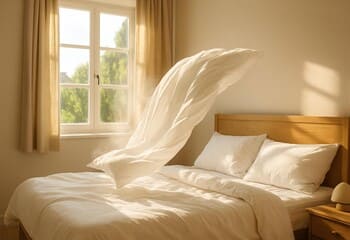 Sabah ışığında kısa program sonrası ferahlatma